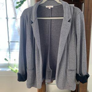 Knit grey blazer